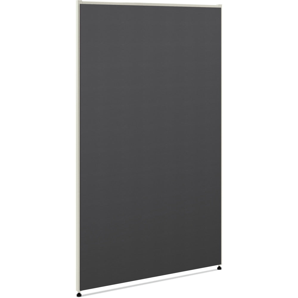 HON Verse Office Partition - 36in Width x 1.5in Depth x 60in Height - Metal - Graphite