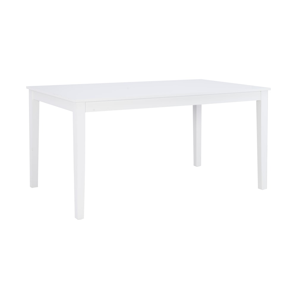 Powell Linka Dining Table, 30inH x 60inW x 36inD, White