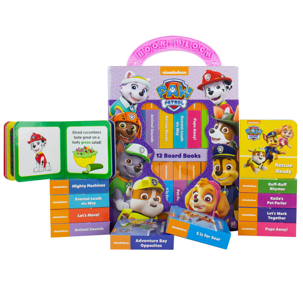 Phoenix International Kids My First Library PAW Patrol Girl Books, Set Of 12 Books