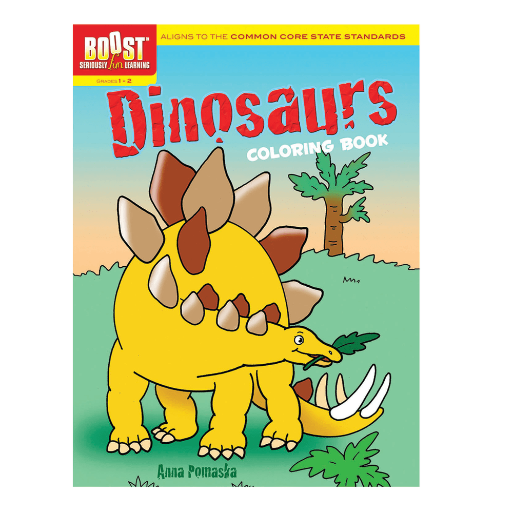 Dover Publications BOOST Coloring Books, Dinosaurs, Pack Of 6 Books