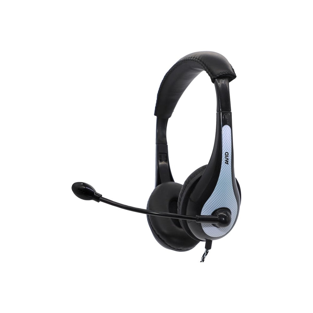 AVID AE-36 - Headset - on-ear - wired - black, white