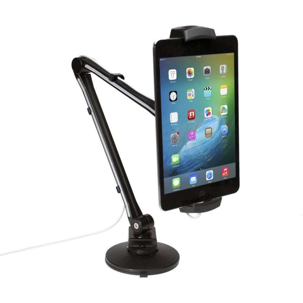 CTA Digital Mounting Arm for Tablet, Smartphone, iPad Air, iPhone - 10in Screen Support