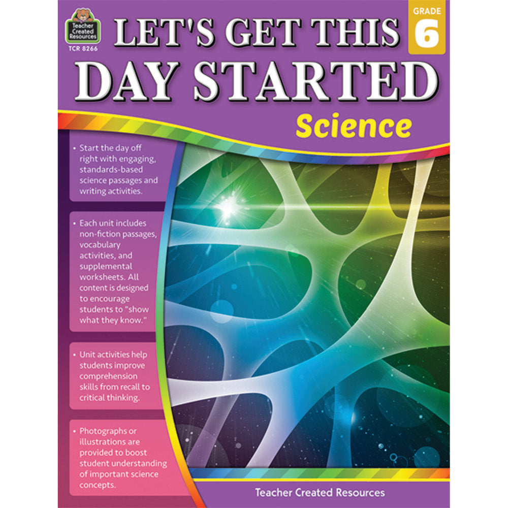 Teacher Created Resources Lets Get This Day Started: Science, Grade 6