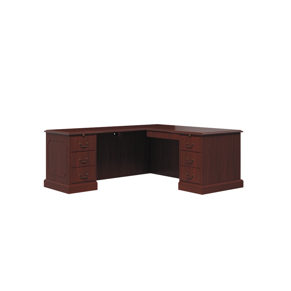 HON 94000 48inW Right Desk Return, Mahogany