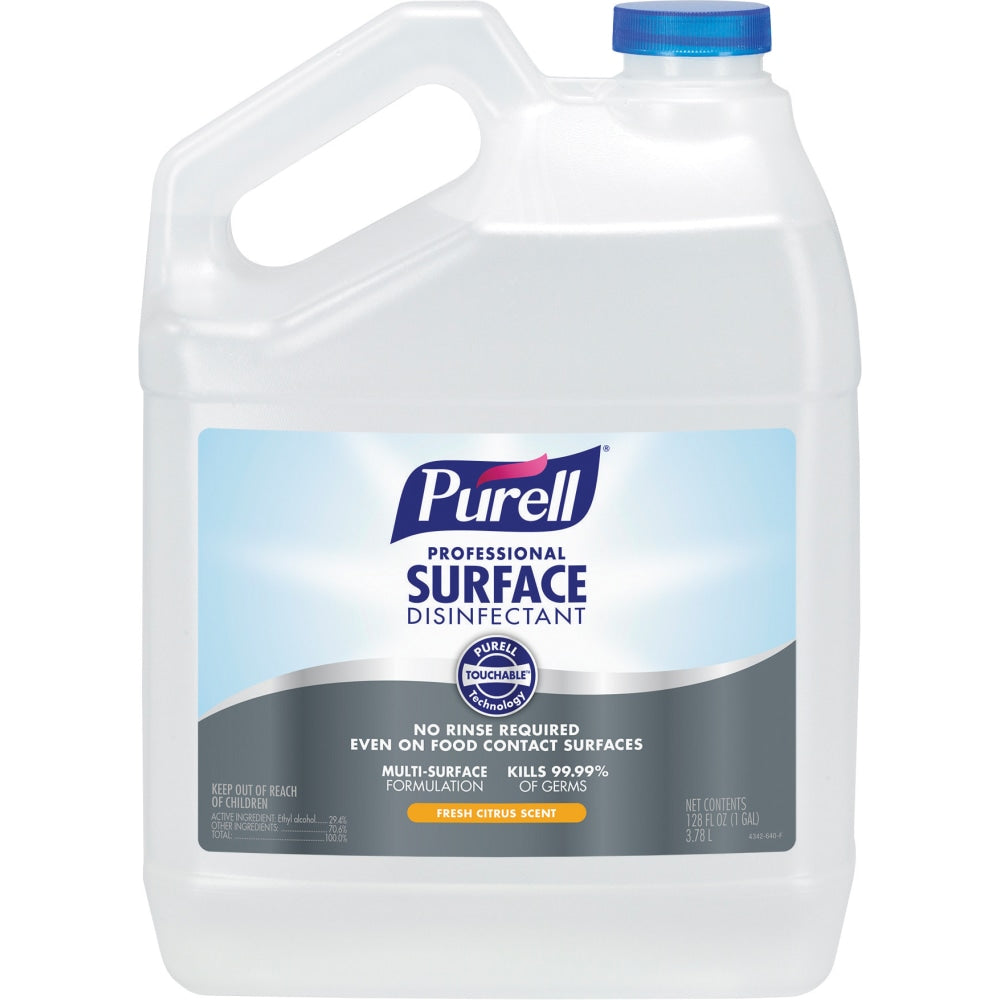 PURELL Professional Surface Disinfectant, Fresh Citrus Scent, 1 Pour Gallon