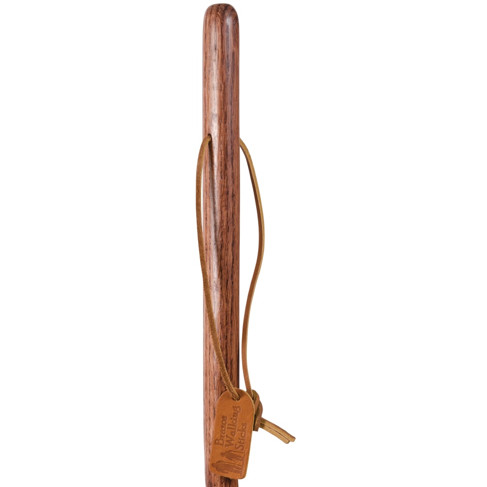 Brazos Walking Sticks Twisted Oak Wood Walking Stick, 55in, Red