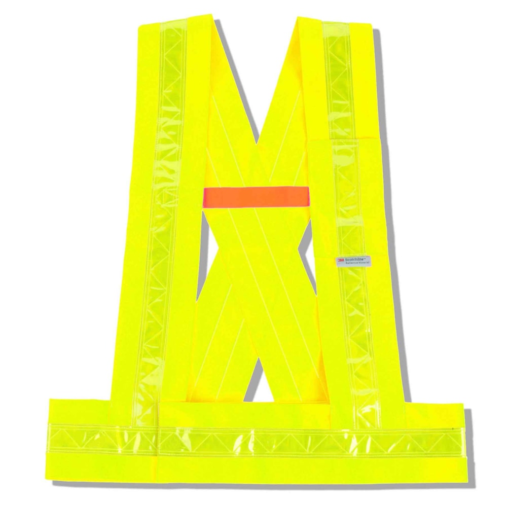 Ergodyne GloWear Safety Vest, Breakaway Sash, Type-O Class 1, X-Large/XX-Large, Lime, 8140BA