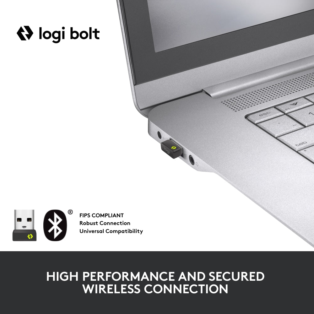 Logitech MX Keys Mini for Business (Graphite) - Wireless Connectivity - Bluetooth - 32.81 ft - 2.40 GHz Easy-Switch Hot Key(s) - ChromeOS - Computer, Smartphone, Notebook, Tablet, iPad - PC, Mac - Graphite