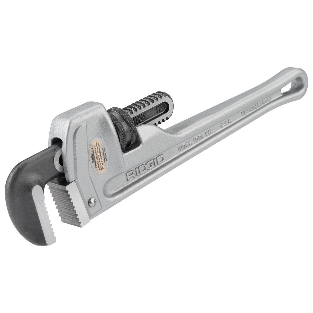 Aluminum Straight Pipe Wrench, 812, 12 in