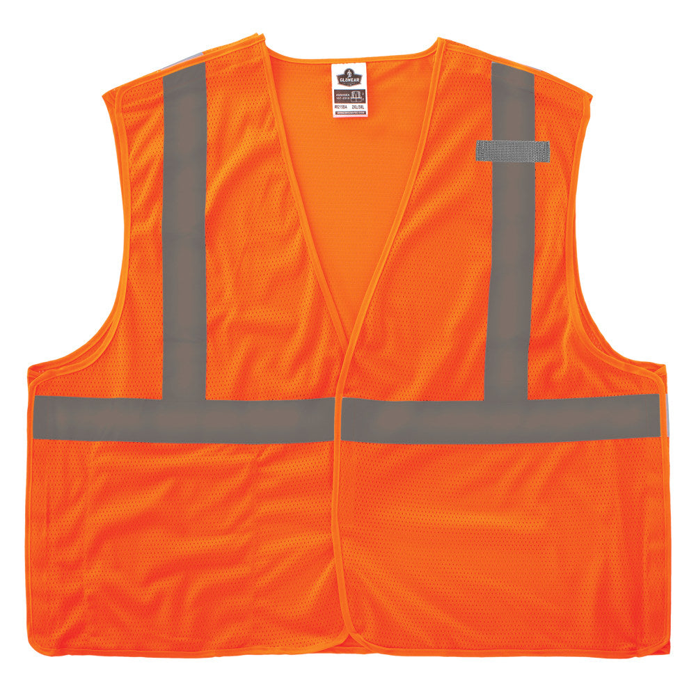 Ergodyne GloWear Breakaway Mesh Hi-Vis Type-R Class 2 Safety Vest, Medium, Orange