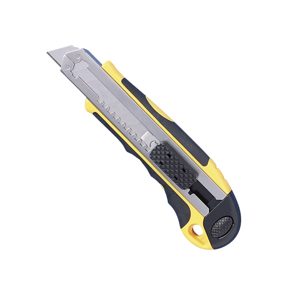 Sparco Automatic Utility Knife, Yellow/Black