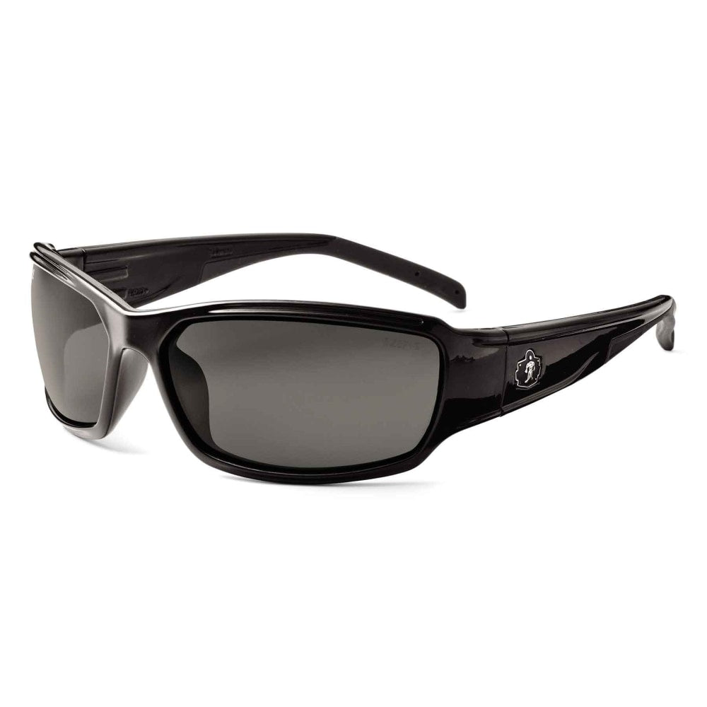 Ergodyne Skullerz Safety Glasses, Thor, Black Frame, Smoke Lens