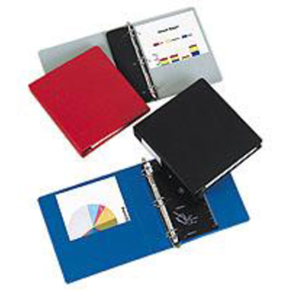 Avery Heavy-Duty 3-Ring Binder With Locking One-Touch EZD Rings, 2in D-Rings, 44% Recycled, Black