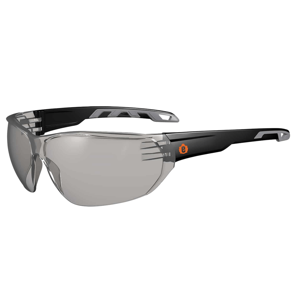 Ergodyne Skullerz VALI Frameless Safety Glasses, One Size, Matte Black Frames, Anti-Fog Indoor/Outdoor Lens