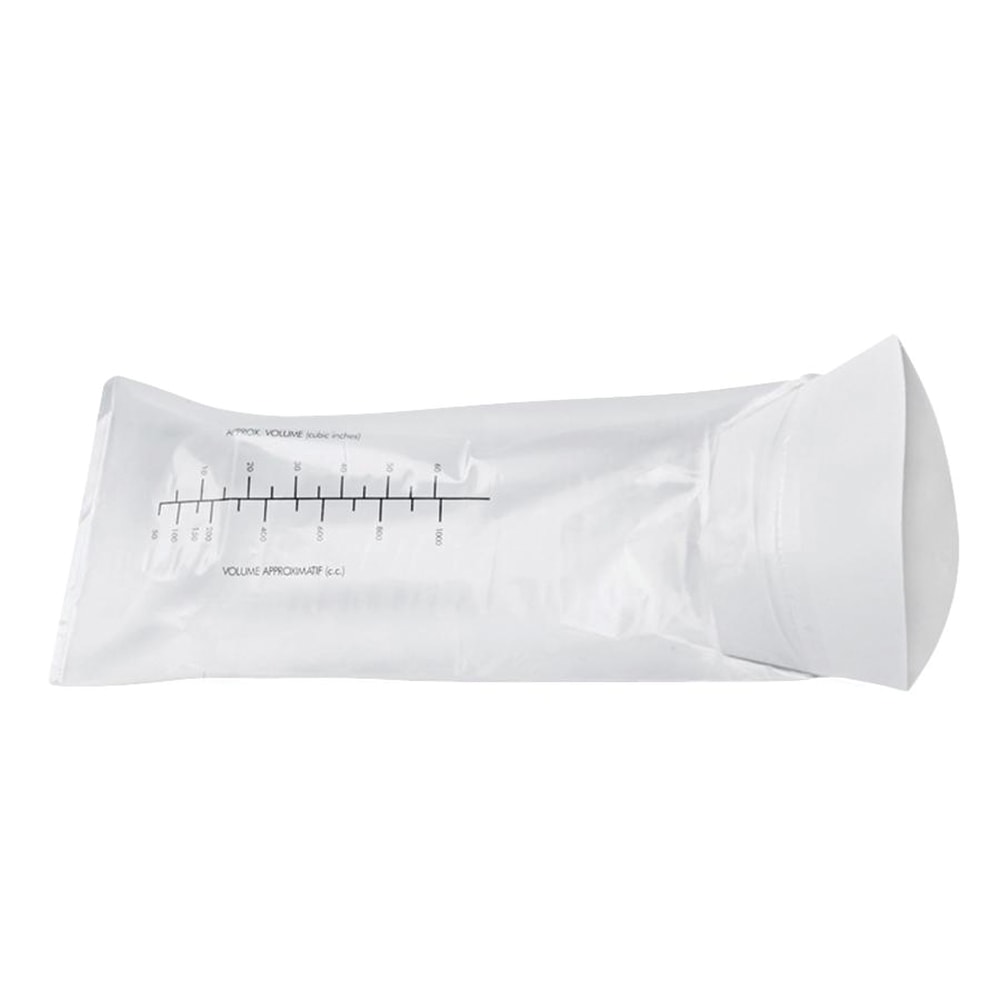 Medline Emesis Bags, Graduated, 1/20in x 5 1/2in x 7 1/2in, Clear, 100 Bags Per Pack, Case Of 5 Packs