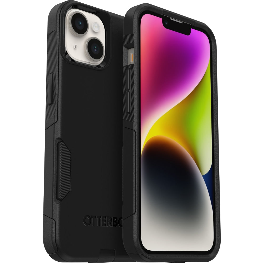 OtterBox iPhone 14 Commuter Series Antimicrobial Case - For Apple iPhone 14, iPhone 13 Smartphone - Black - Bump Resistant, Dirt Resistant, Bacterial Resistant, Dust Resistant, Drop Resistant - Polycarbonate, Plastic, Synthetic Rubber - 1 Pack