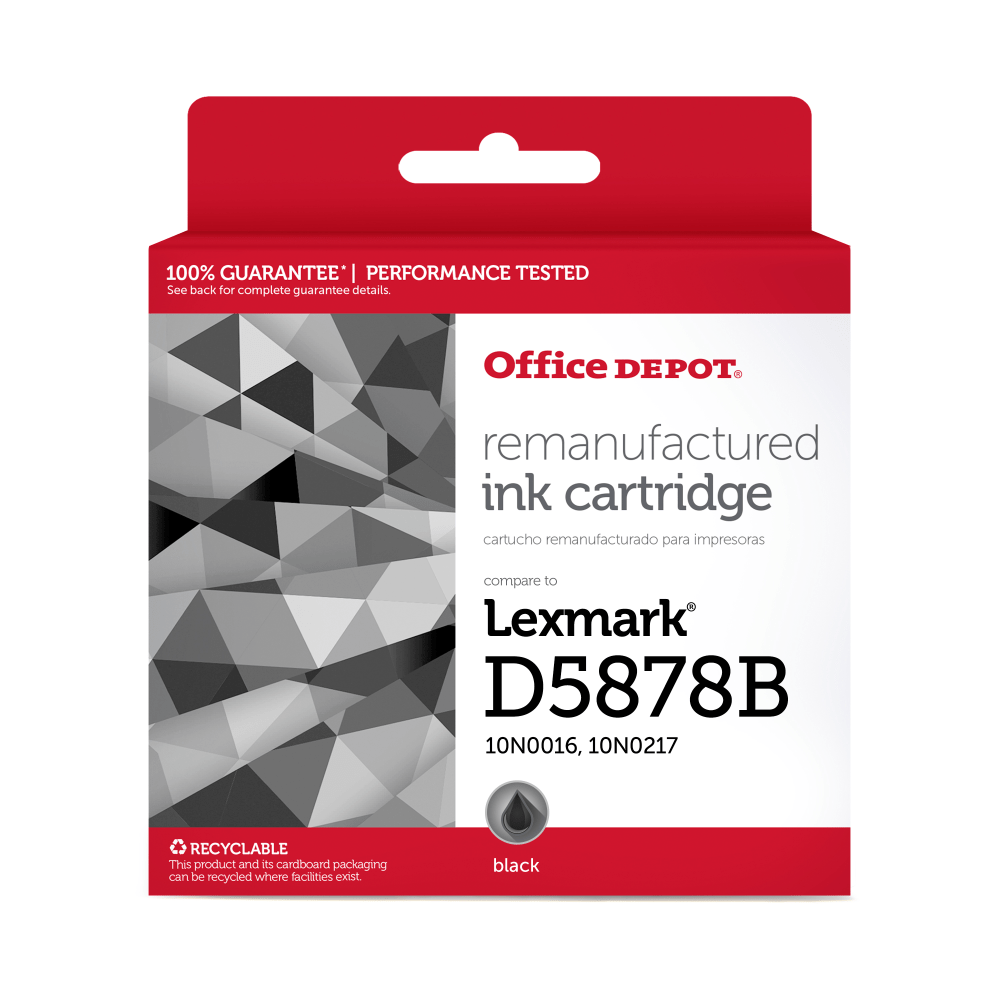 Office Depot Brand Remanufactured Black Ink Cartridge Replacement For Lexmark 16, L16