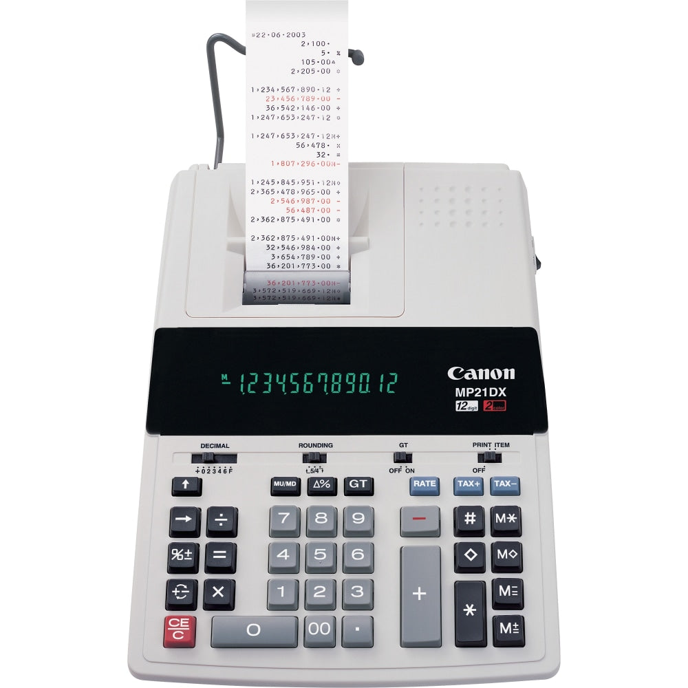 Canon MP21DX Two-Color Printing Calculator