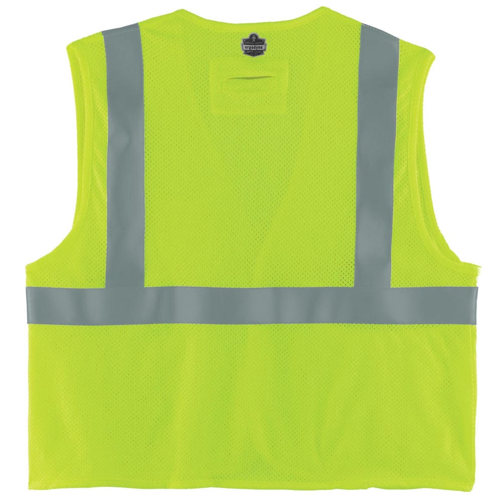 Ergodyne GloWear Flame-Resistant Hi-Vis Safety Vest, Type R, Class 2, 4X/5X, Lime