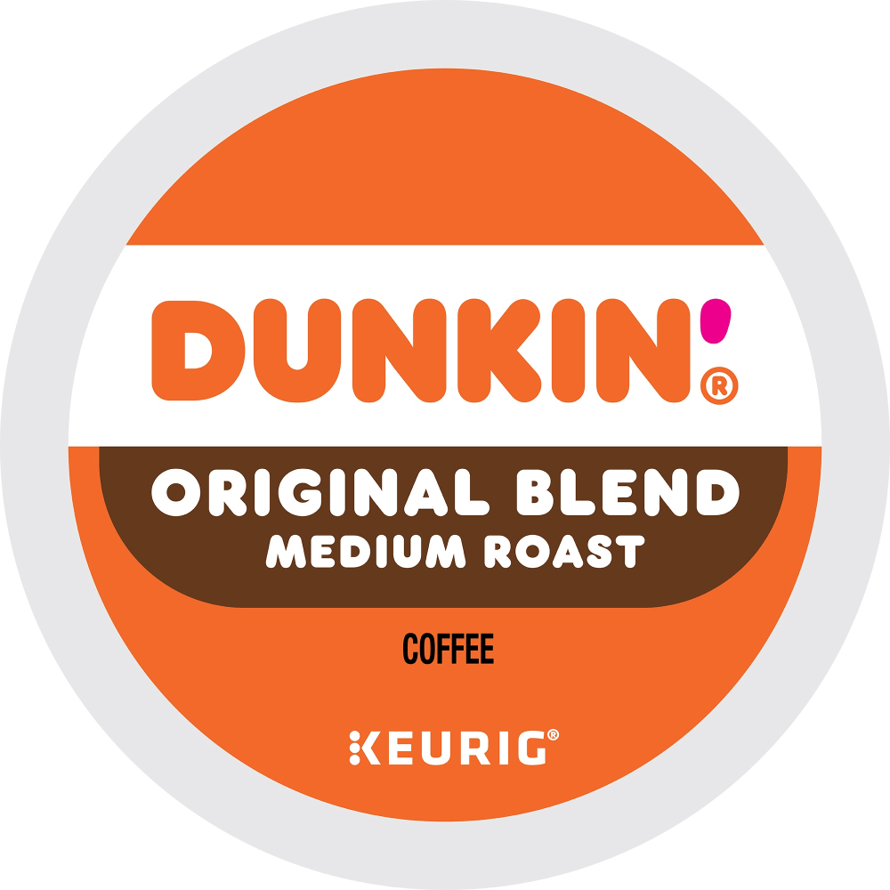 Dunkin Donuts Single-Serve Coffee K-Cup, Original Blend, Carton Of 44