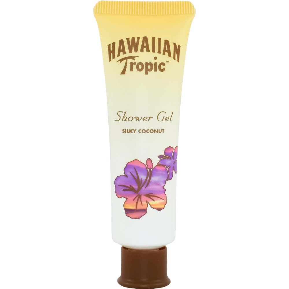 Hotel Emporium Hawaiian Tropic Shower Gel, Silky Coconut, 1 Oz, Pack Of 144 Tubes