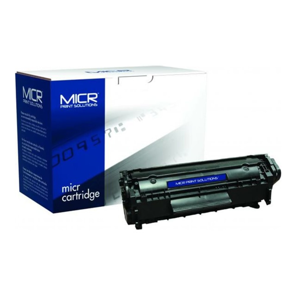 MICR Print Solutions Black Toner Cartridge Replacement For HP 12A, Q2612A, MCR12AM