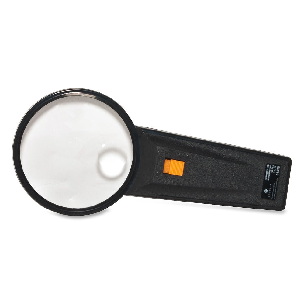 Sparco Illuminated Magnifier, 3in Diameter