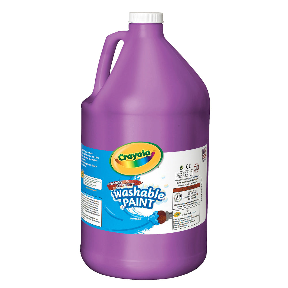 Crayola Washable Paint, Violet, Gallon