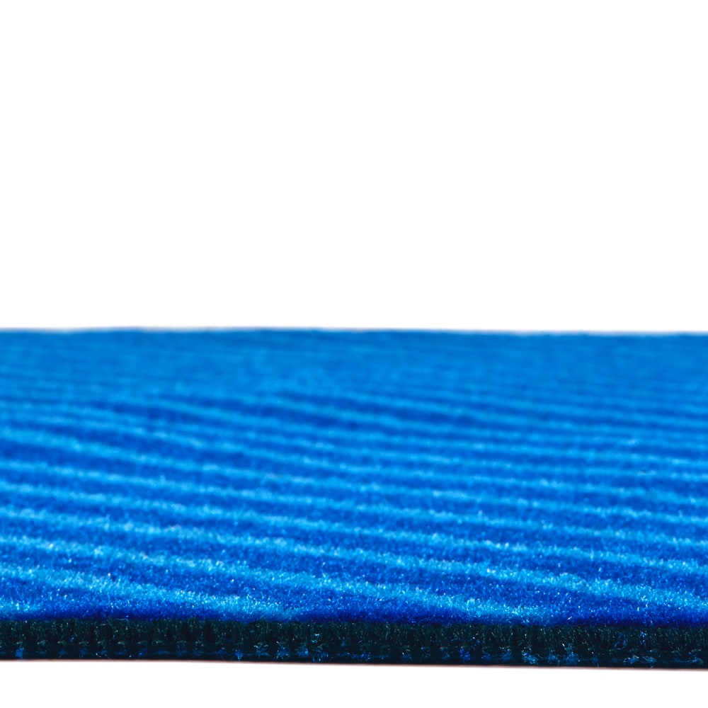 Carpets for Kids KID$Value Rugs Blue & Red Zone Sanitize Activity Runner Rug, 3ft x 12ft , Blue