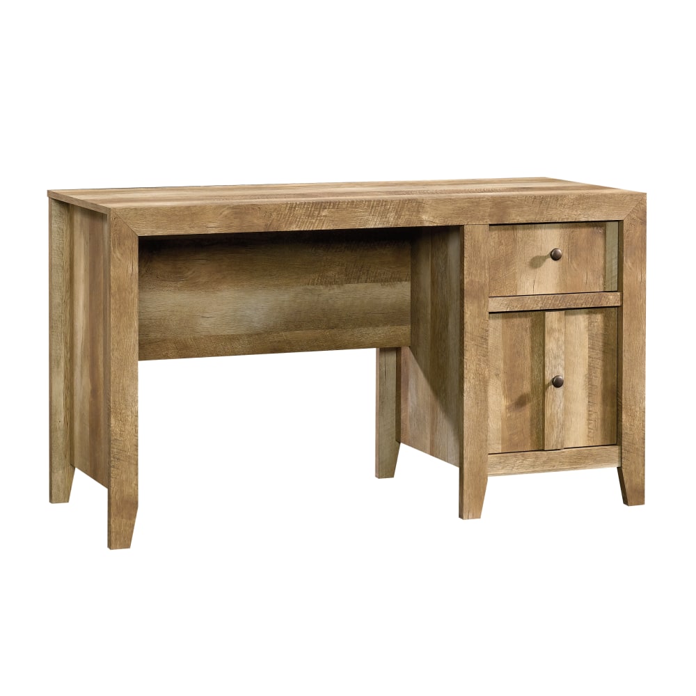 Sauder Dakota Pass 54inW Computer Desk, Craftsman Oak