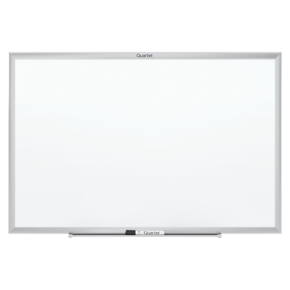 Quartet Classic Magnetic Dry-Erase Whiteboard, 96in x 48in, Aluminum Frame With Silver Finish