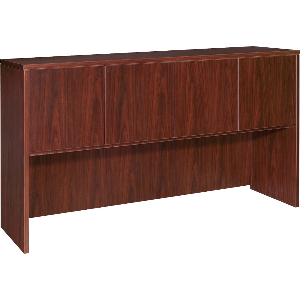 Lorell Essentials Series Hutch, 72inW, Mahogany