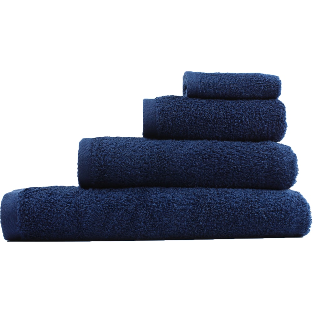 1888 Mills Millennium Bath Towels, 35in x 68in, Navy, Set Of 24 Towels