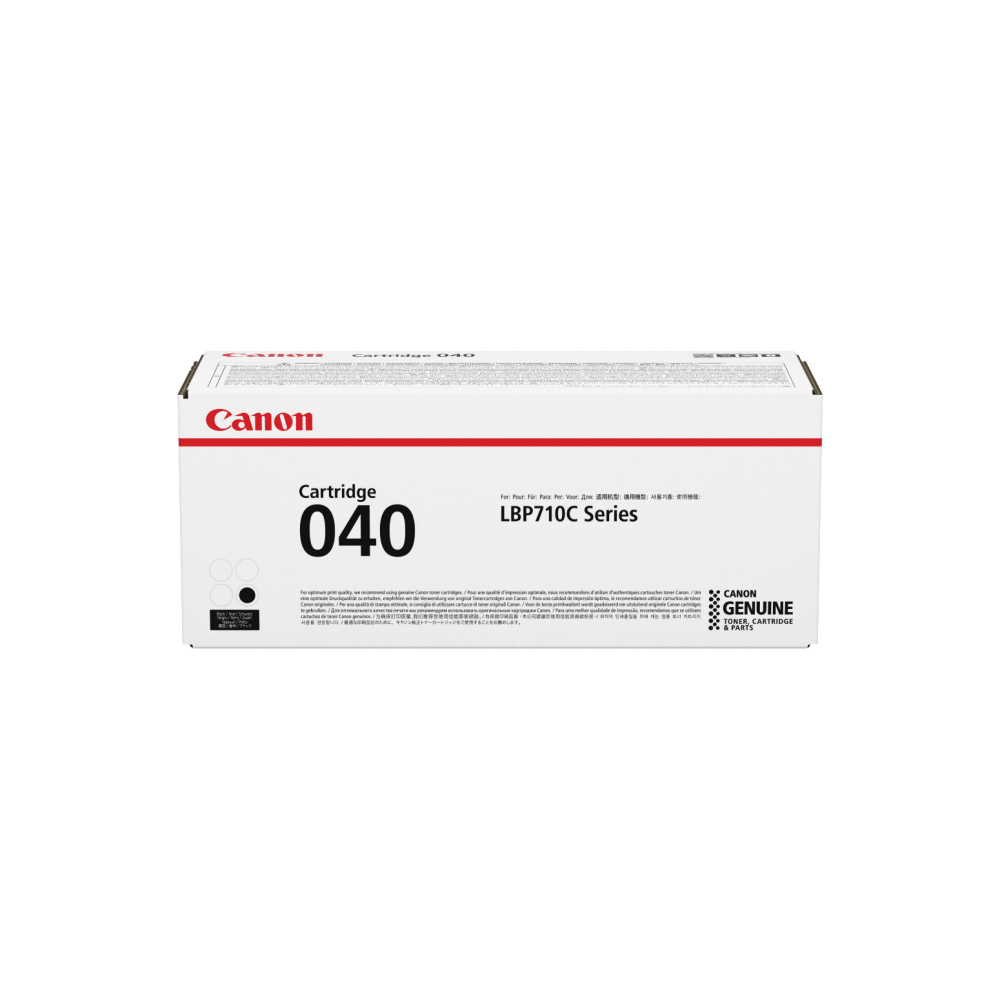 Canon CRG-040BLK Original Laser Toner Cartridge - Black Pack - 6300 Pages