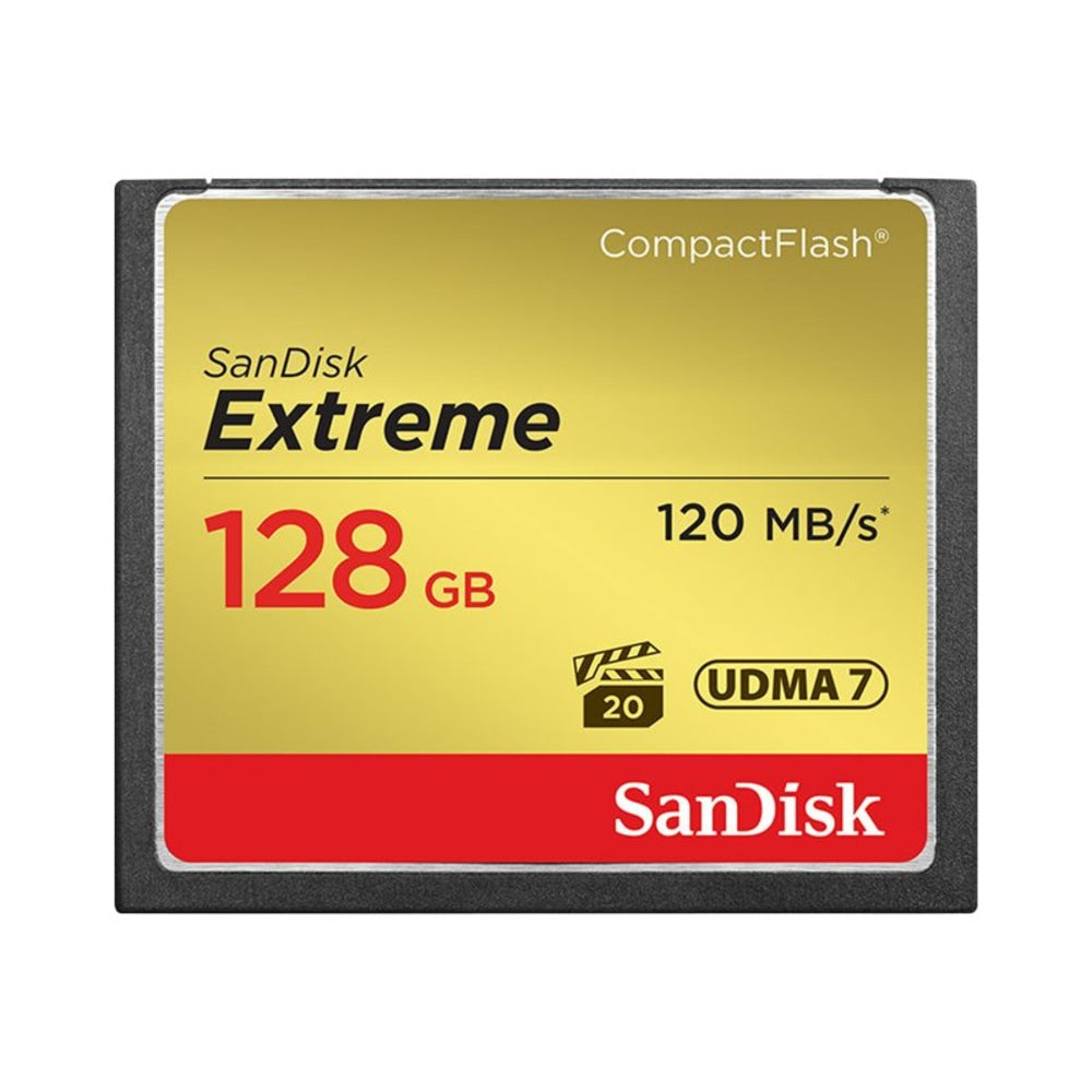 SanDisk Extreme - Flash memory card - 128 GB - CompactFlash