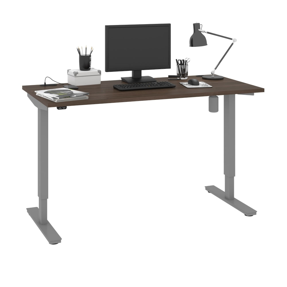 Bestar Upstand Electric 72inW Standing Desk, Antigua