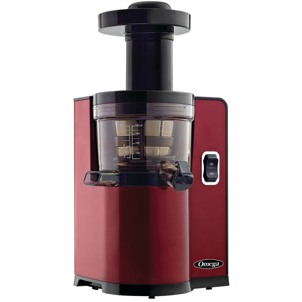 Omega VSJ843QR Juicer, Red