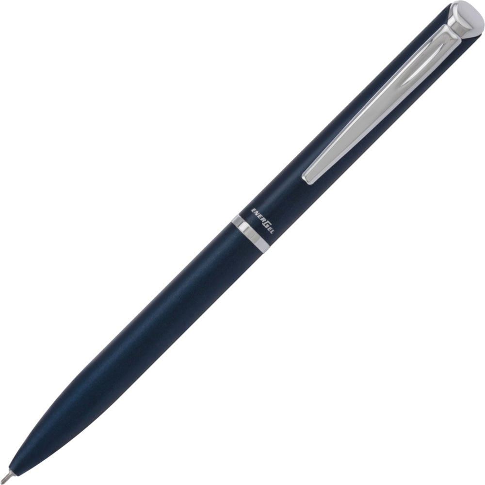 Pentel Style Liquid Gel Pen, Medium Point, 0.7 mm, Blue Barrel, Black Ink