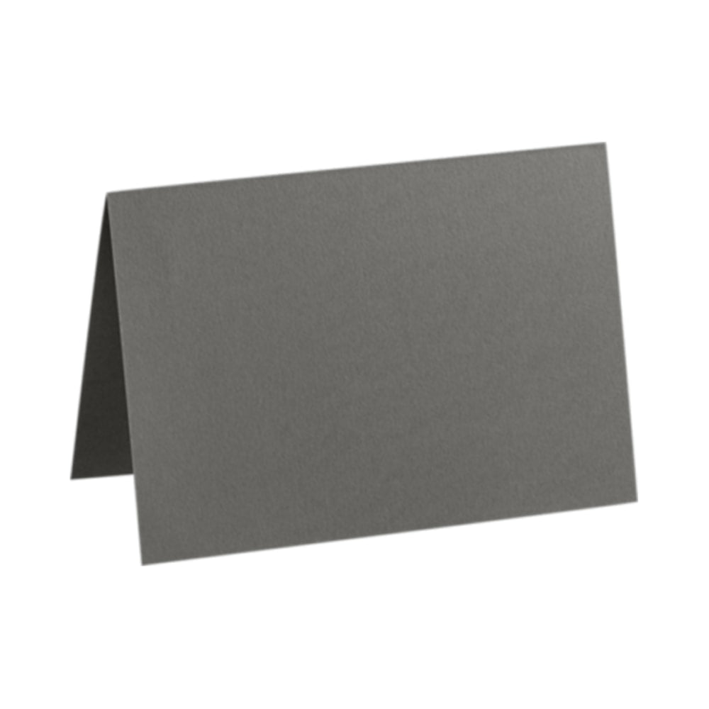 LUX Folded Cards, A9, 5 1/2in x 8 1/2in, Smoke Gray, Pack Of 50