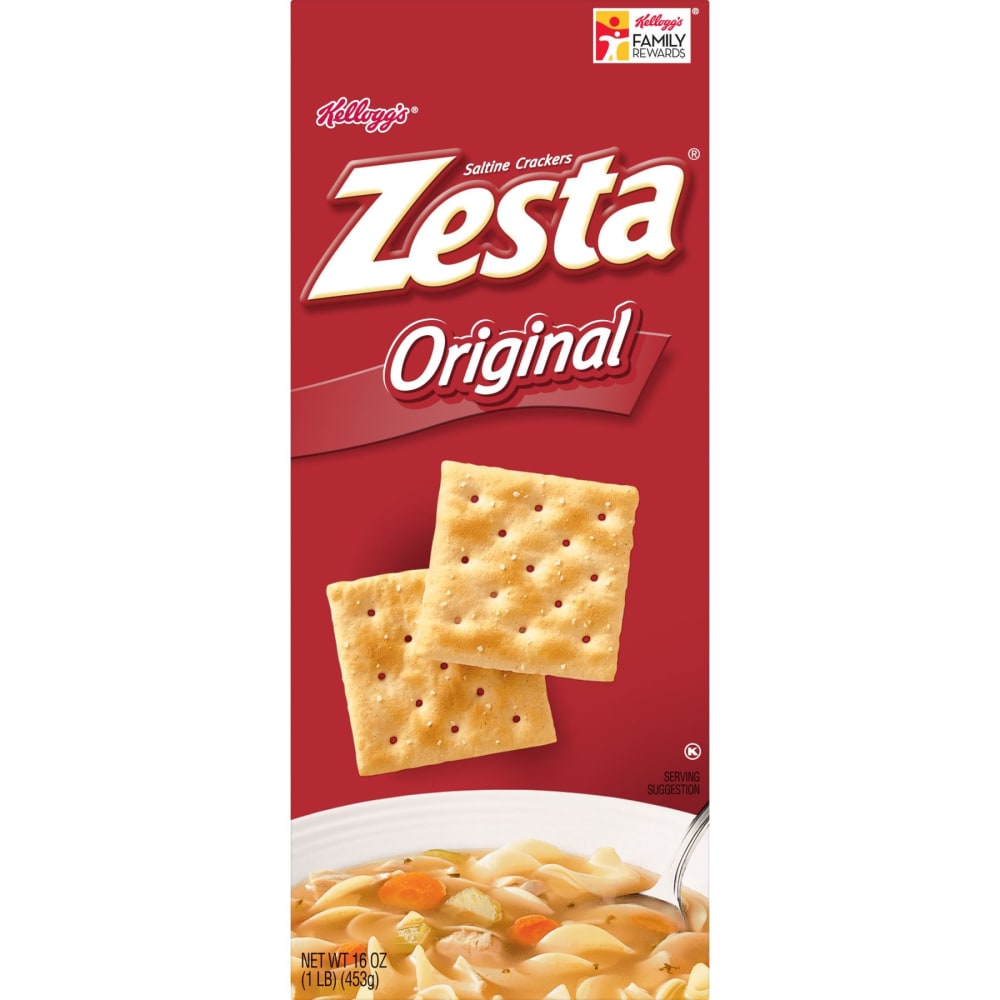 Kelloggs Zesta Saltines, 16 Oz, Pack Of 4 Boxes