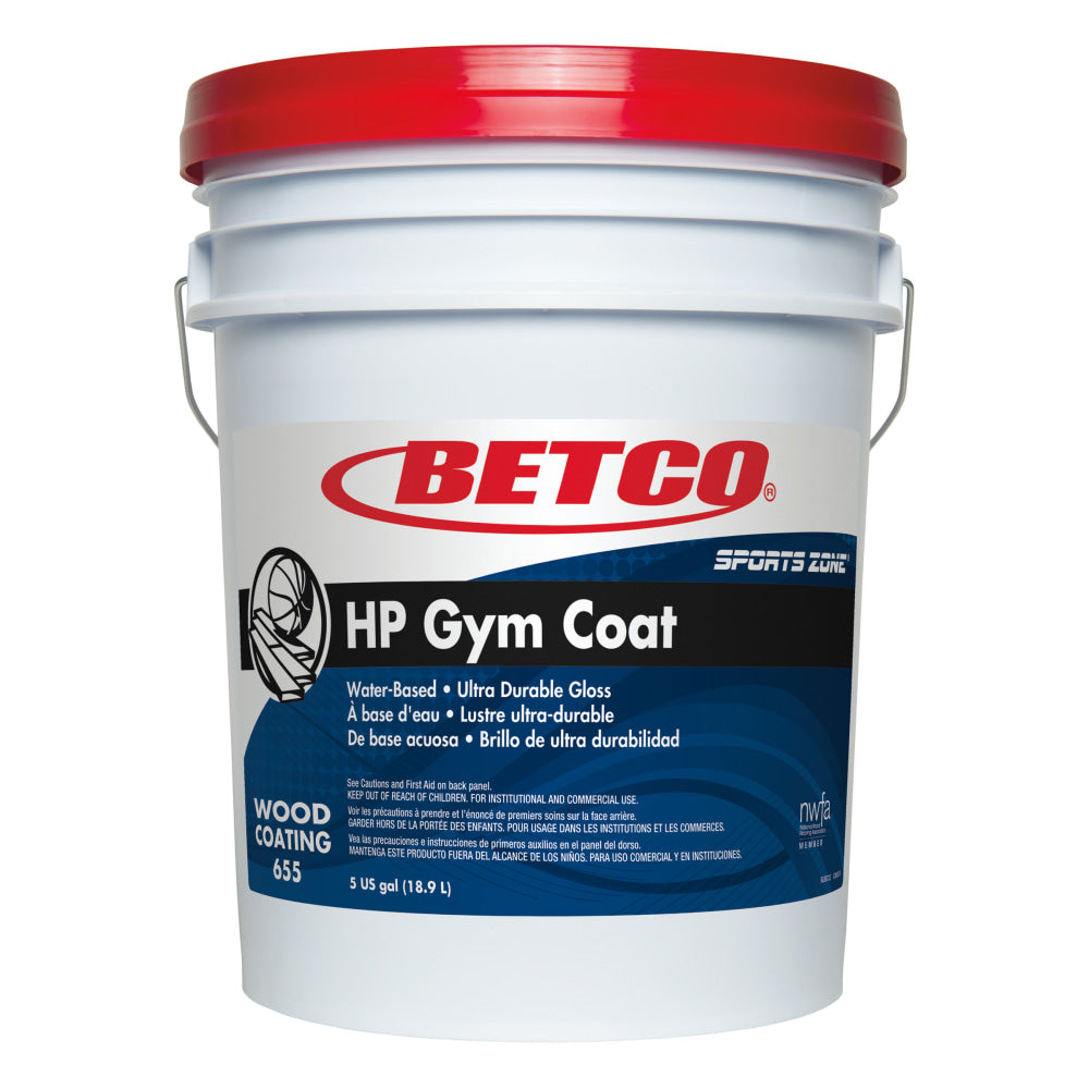 Betco HP Gym Coat With Catalyst, 5.8 Gallon Bottle