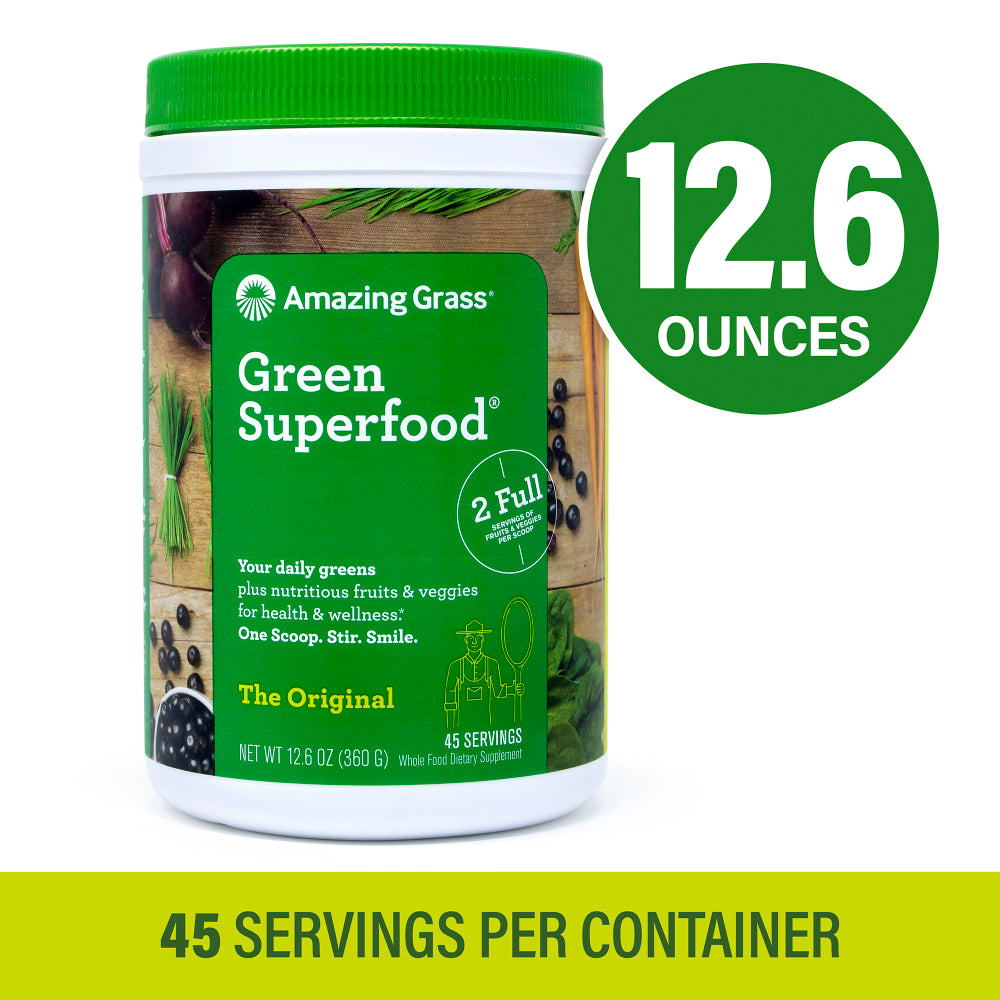 Amazing Grass Green Superfood Original Dietary Supplement, 12.6 Oz