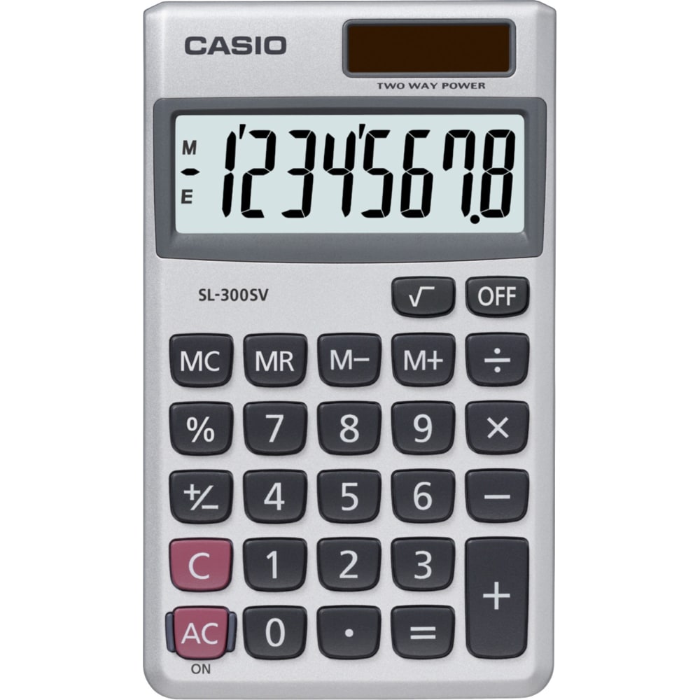 Casio SL-300SV Handheld Display Calculator