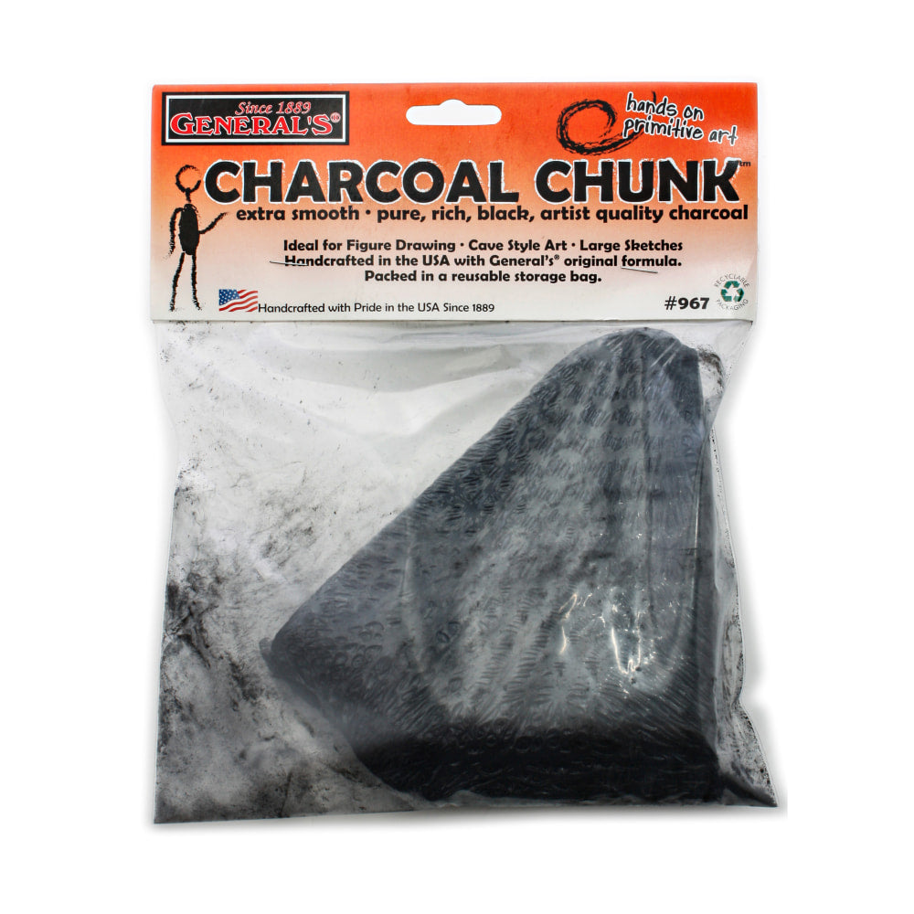 Generals Charcoal Drawing Chunk, Black