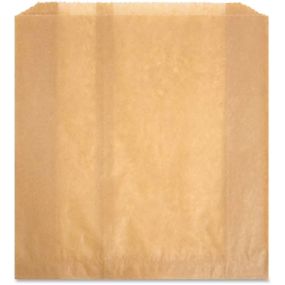 Hospeco All-in-one Waste Receptacle Paper Liners - 9in Width x 10in Length x 3.25in Depth - Brown - Paper, Wax - 250/Carton - Waste Disposal