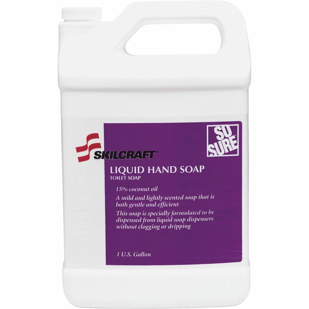 SKILCRAFT Liquid Hand Soap, Cashmere Scent, 128 Oz Bottle (AbilityOne 8520-00-228-0598)