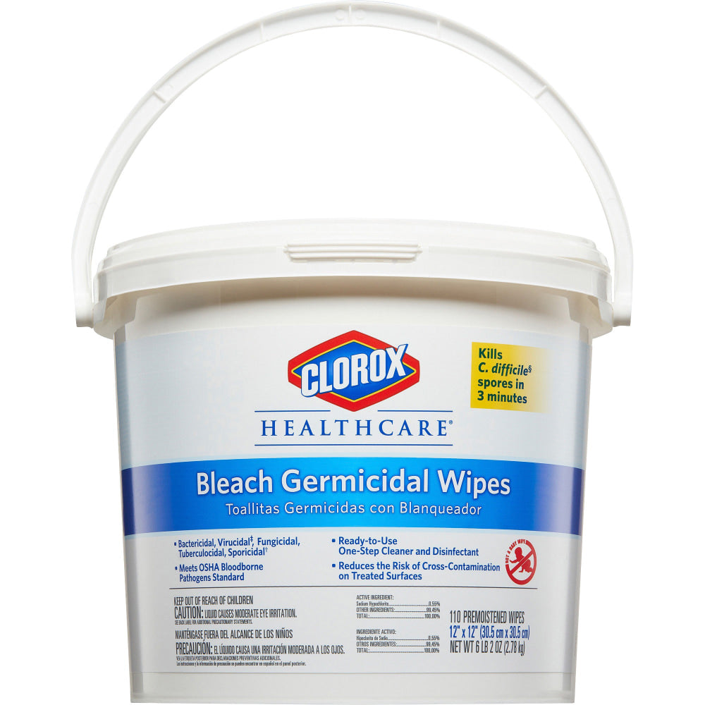 Clorox Germicidal Wipes, Container Of 110