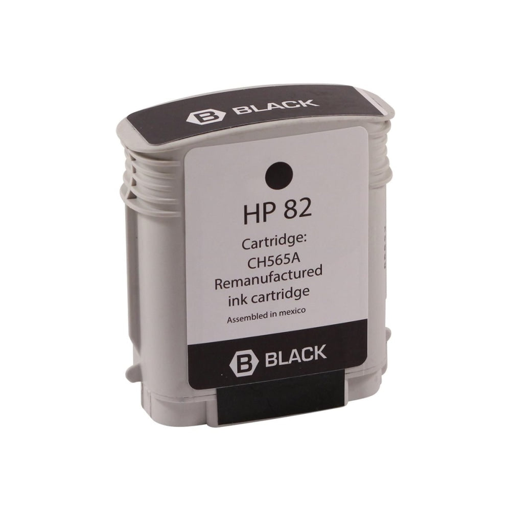 Clover Imaging Group Remanufactured Black High-Yield Ink Cartridge Replacement For HP 82, CH565A