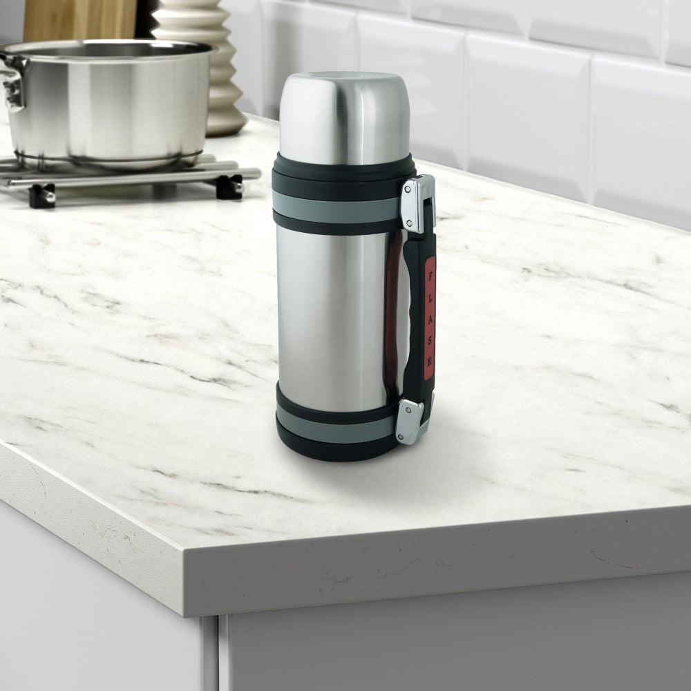 Brentwood Vacuum Stainless-Steel Bottle With Handle, 50 Oz