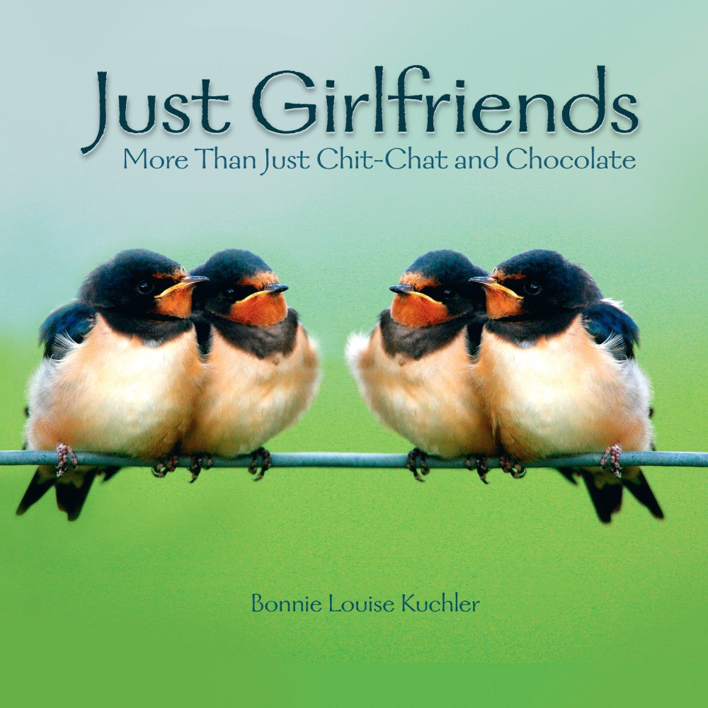 Willow Creek Press 5-1/2in x 5-1/2in Hardcover Gift Book, Just Girlfriends By Bonnie Kuchler